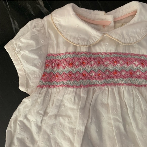 Baby Boden Smocked Dress - 0-3 Months - Picture 2 of 4